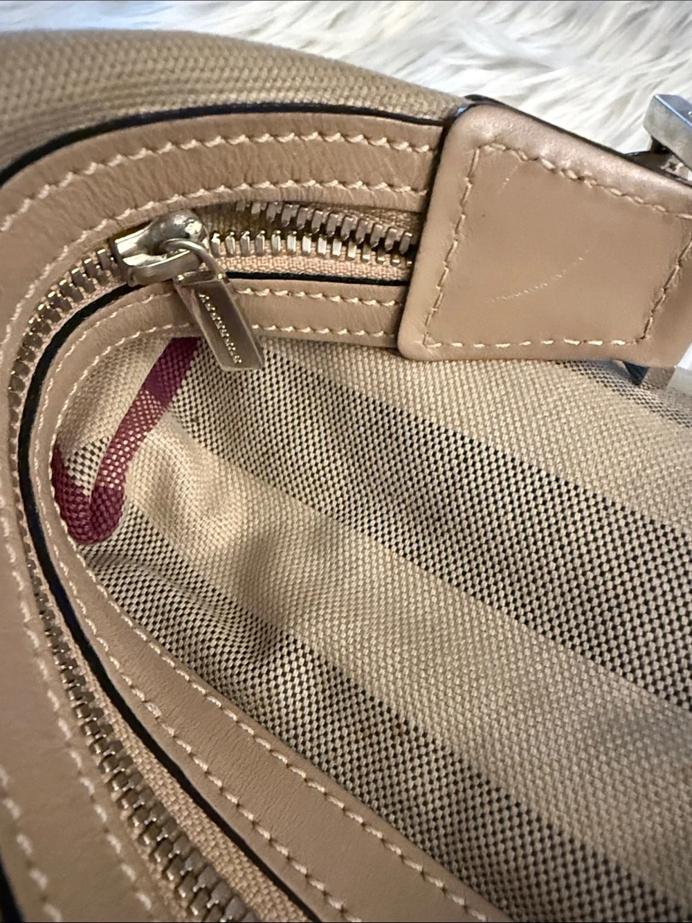 Vintage Classic Plaid Shoulder Bag in Beige and Black🔥
